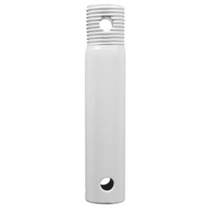 4 in Ceiling Fan Down Rod, White